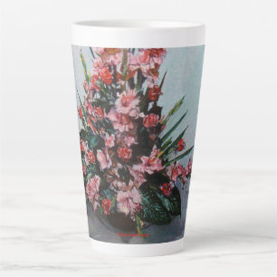 Taza De Café Latte Bodegón de flores Mug