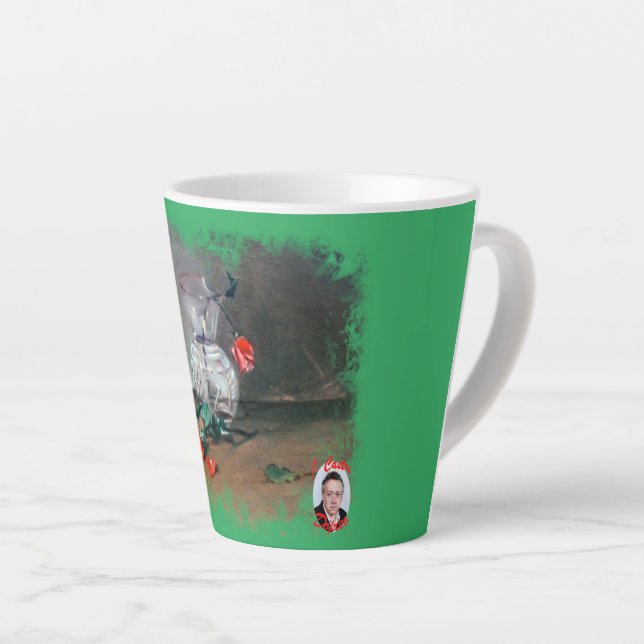Taza De Café Latte Bodegón Mug (Right Angle)