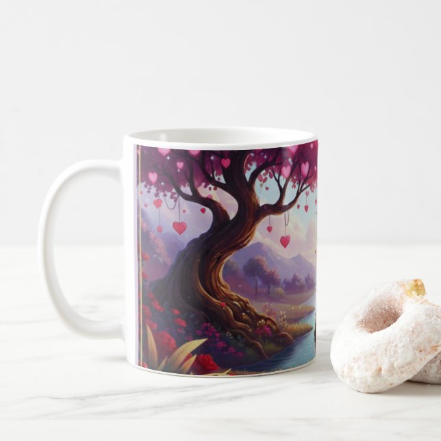 Taza de Cafe  para San Valentin Coffee Mug (With Donut)