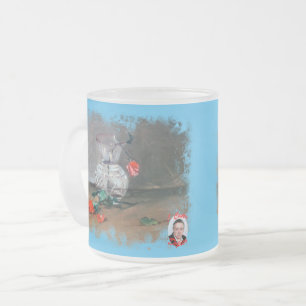 Taza De Cristal Esmerilado Bodegón Frosted Glass Coffee Mug