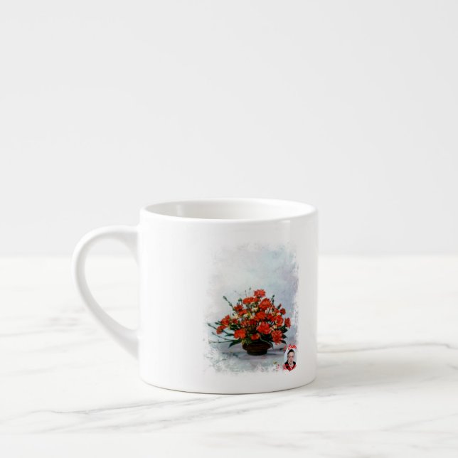Taza de Espresso Bodegón de flores Cup (Left)
