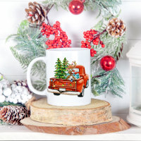 "Taza de navidad de reno de santa"