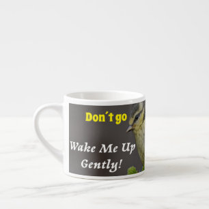 Taza De Porcelana Espesso Wake me up gently Espresso Cup