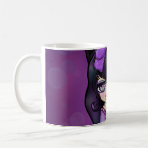 Taza design Kuromi fanart face Coffee Mug