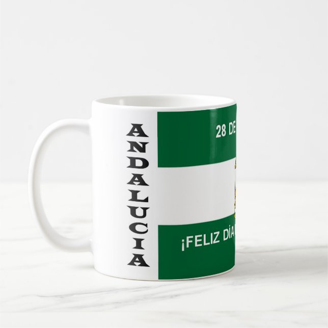 Taza Dia de Andalucia Coffee Mug (Left)