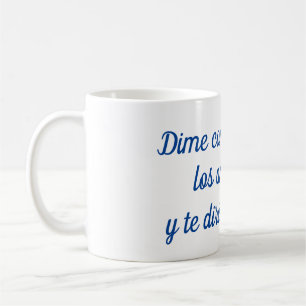 Taza dime como eres con los animales coffee mug
