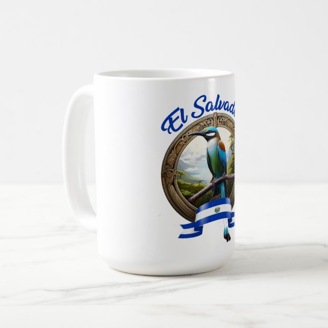 TAZA ESCUDO TOROGOZ EL SALVADOR COFFEE MUG (Front Left)
