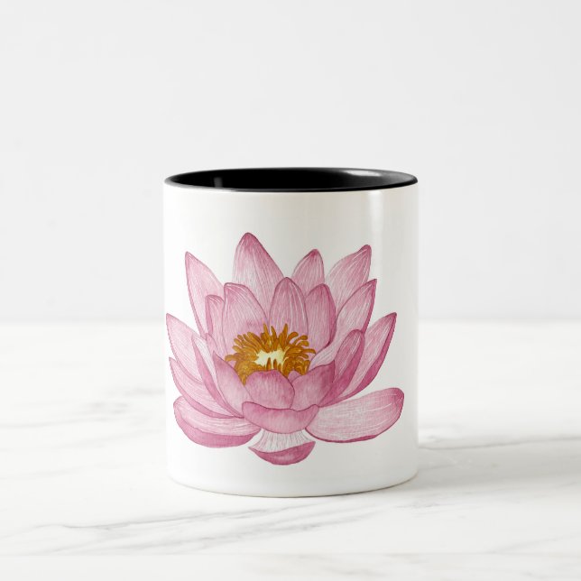 Taza Flor de Loto Two-Tone Coffee Mug (Center)
