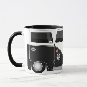 Taza Kombi Negra Retro - Vintage Design Elegant p Mug