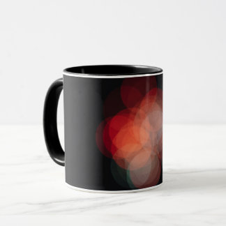 Taza personalizada con fotografía de efecto bokeh mug