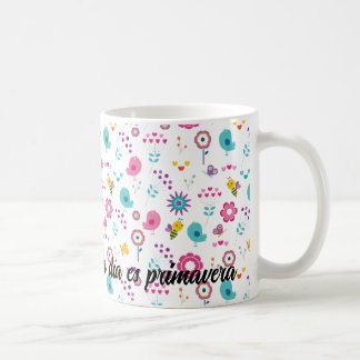 Taza primavera para regalar a un amigo coffee mug
