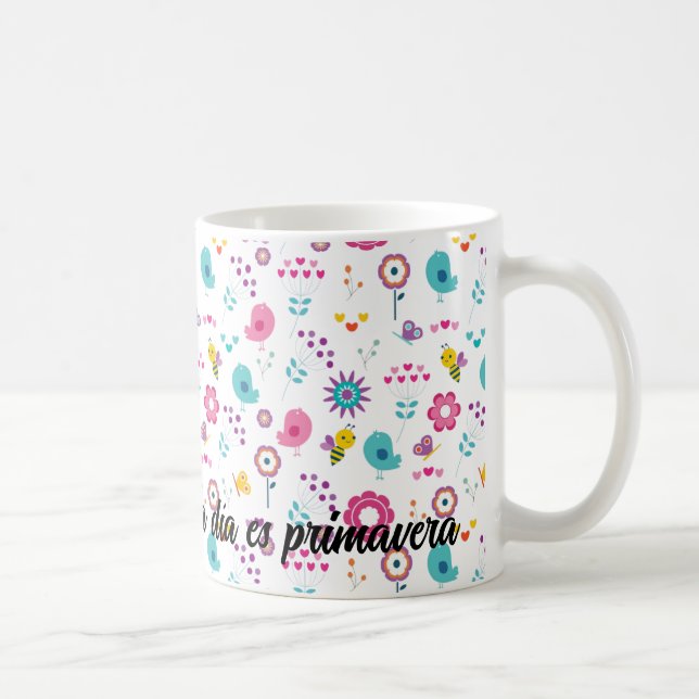 Taza primavera para regalar a un amigo coffee mug (Right)