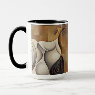 taza surrealista Mujer en Ruedas Mug