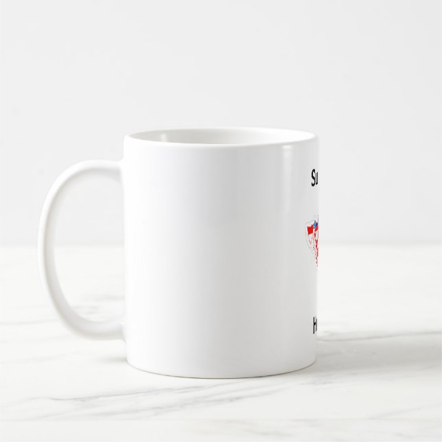 Taza suvenir ez Hrvatska Coffee Mug (Left)
