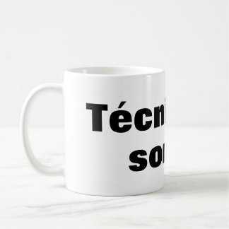 Taza técnico en sonido coffee mug