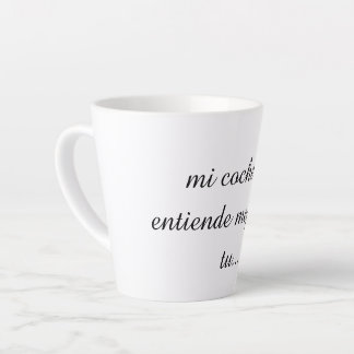 taza vilianes de humor  latte mug