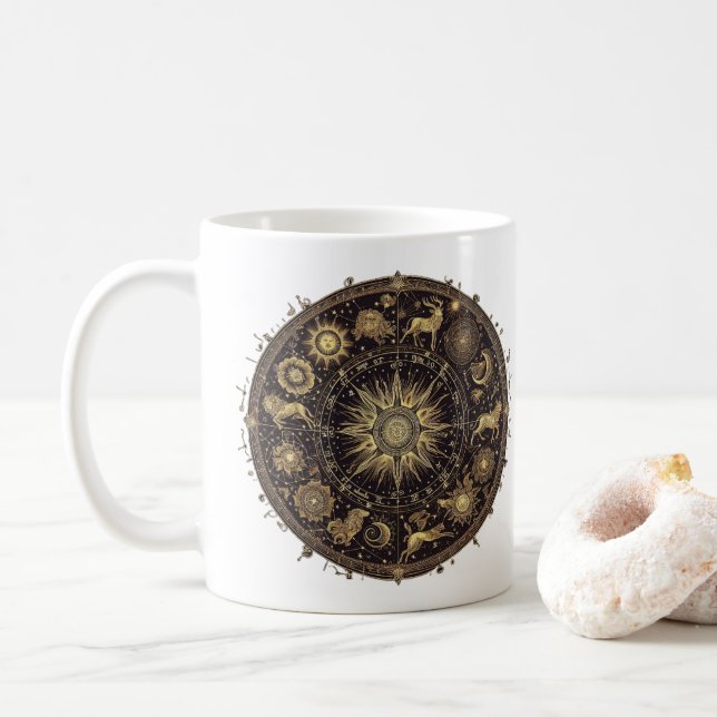 Taza zodiacal coffee mug (With Donut)