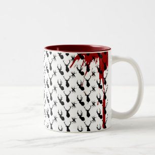 tazasangretaxidermia Two-Tone coffee mug
