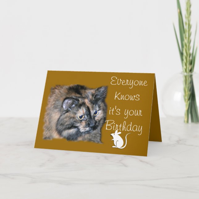 TazEveryoneKnows-customise-any occasion Card (Front)