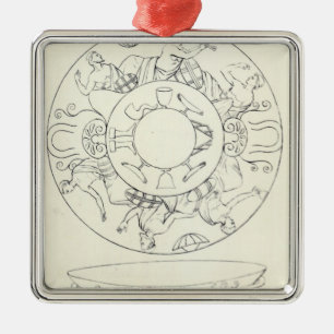 Tazza found at Tarquinia Metal Tree Decoration