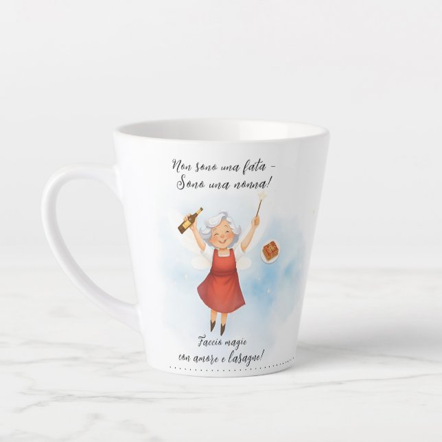 Tazza per la Nonna - Food Collection Latte Mug (Left)