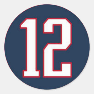 TB12 CLASSIC ROUND STICKER