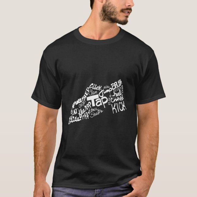 Tb Dance Tap Dance Shoe Terms T-Shirt (Front)
