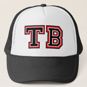 'TB' Monogram Trucker Hat