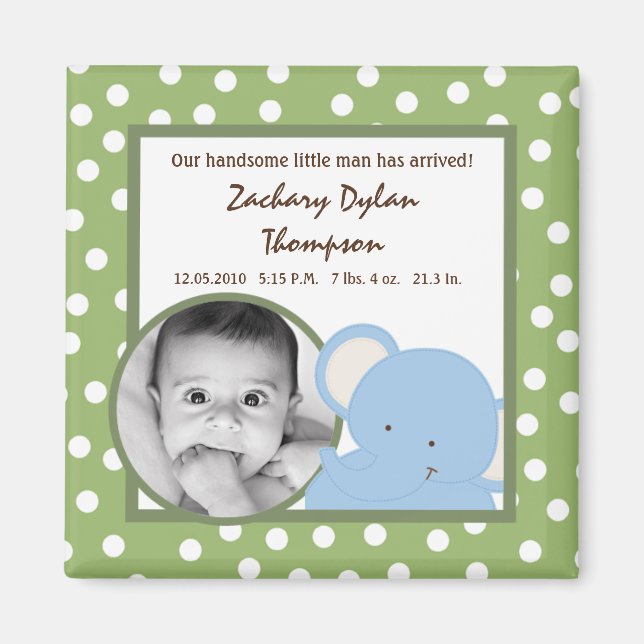 {TBA} 2"x2" Safari Adventure Announcement Magnet (Front)