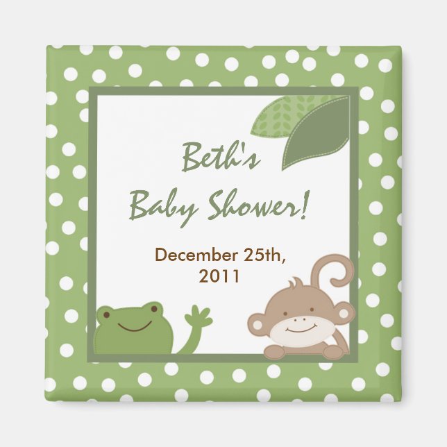 {TBA} 2"x2" Safari Adventure  Party Favour Magnet (Front)