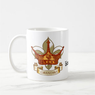 TBA Crown Banner Queen Grandma Mug