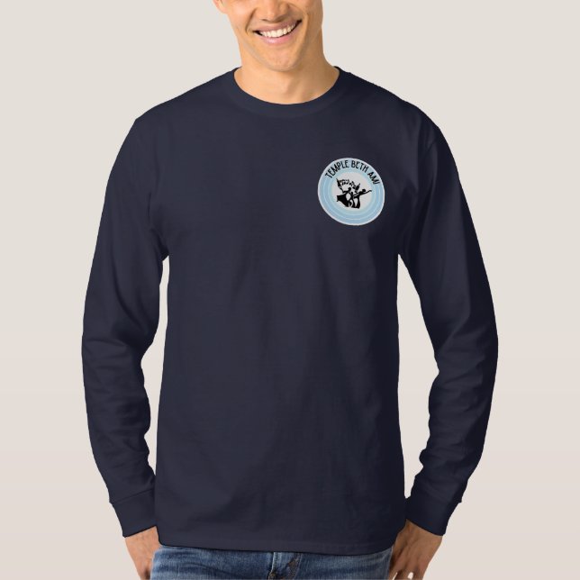 TBA Hanukah Cellphone with White Text T-Shirt (Front)