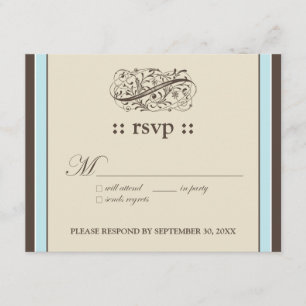 {TBA} Simply Elegant 4.25x5.5" Response Card