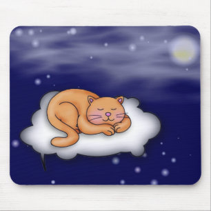 -TBA- Sleeping Kitty Mouse Mat