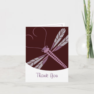 TBA: Stylised DragonFly Thank You Card