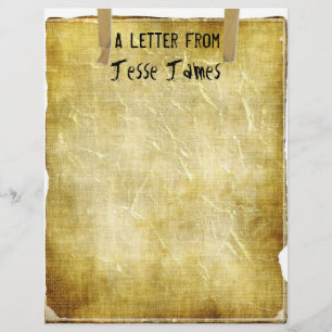 TBA & TOP 10~Letter From..Old Paper Letterhead