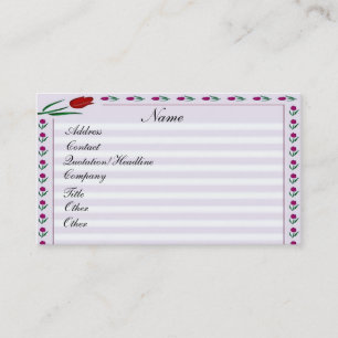 -TBA - Tulips Business Card