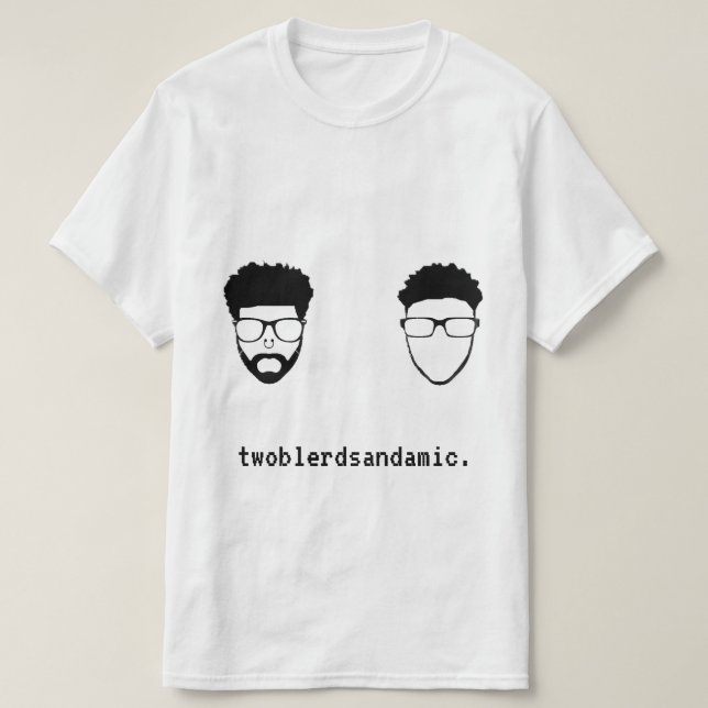 TBAAM Plain White T T-Shirt (Design Front)
