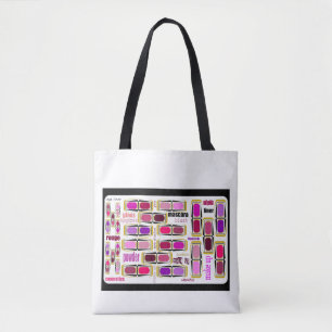 Tbag make up tote bag