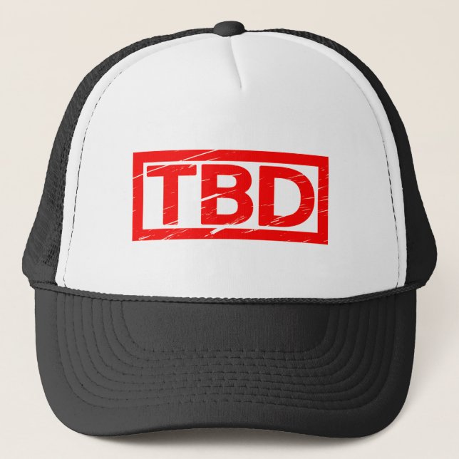 TBD Stamp Trucker Hat (Front)