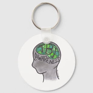 TBI Awareness Key Ring