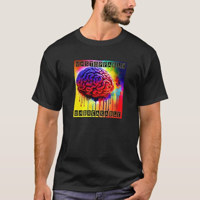 TBI Strong  Traumatic Brain Injury  1 T-Shirt (Front)