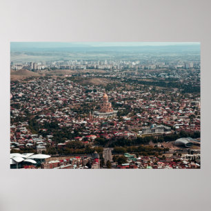 Tbilisi city poster