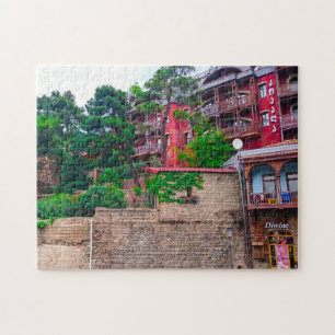 Tbilisi Georgia City View Cityscape Architecture Jigsaw Puzzle