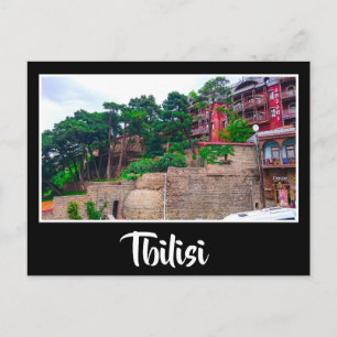 Tbilisi Georgia Cityscape Street Architecture Postcard