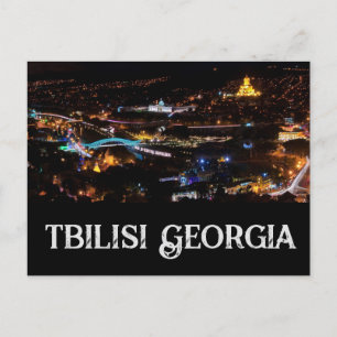 Tbilisi Georgia Holiday Postcard