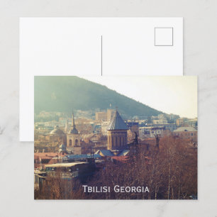 Tbilisi Georgia Holiday Postcard