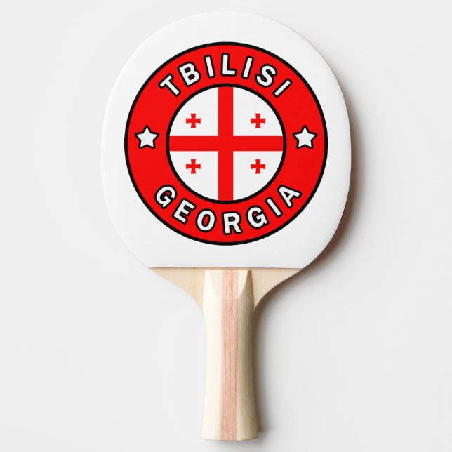 Tbilisi Georgia Ping Pong Paddle (Front)