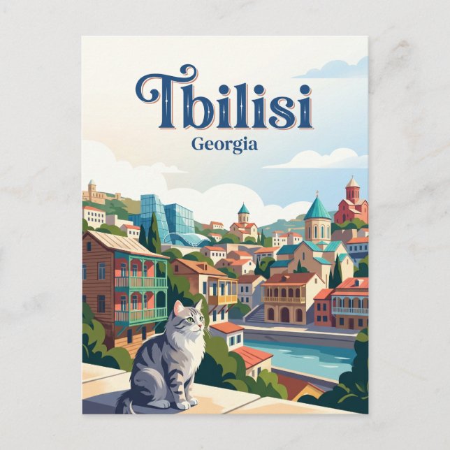 Tbilisi Georgia Postcard (Front)