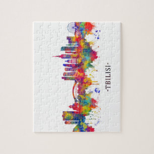 Tbilisi Georgia Skyline Jigsaw Puzzle